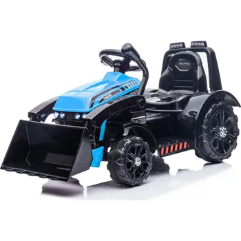 Dětské elektrovozidlo Mamido Dětský elektrický traktor G320 s radlicí modrý