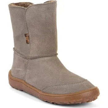 Chlapecká zimní obuv Dětské zimní barefoot boty TEX SUEDE Gray G3160250-3 - 32