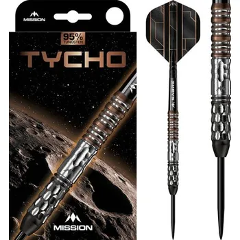 Šipky Mission Tycho Black/Bronze PVD 95% 22g steel