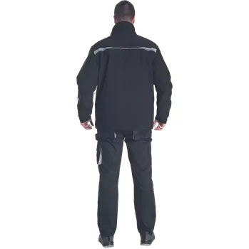 pracovní bunda Bunda pracovní nepromokavá zimní parka EMERTON STR, černá vel. L