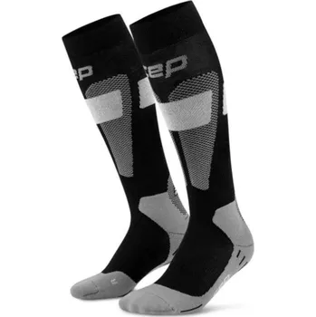 Dámské ponožky CEP Merino 3.0 W WP70V0 - black/grey 32-38