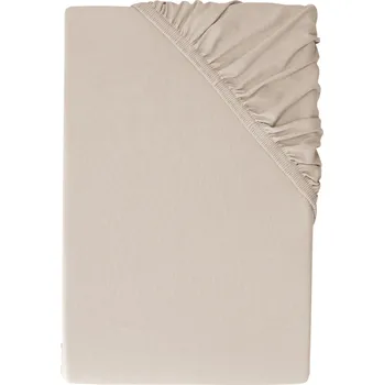 Prostěradlo LIVARNO® Žerzejové napínací prostěradlo, 140-160 x 200 cm (béžová)