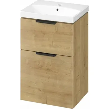 Koupelnový nábytek CERSANIT 3D Skříňka Cersanit City 50 s umyvadlem dub set C751, S4004-133 S4004-133