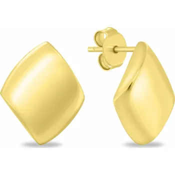 Náušnice Brilio Silver Elegantní minimalistické pozlacené náušnice EA1218Y + 2 měsíce na vrácení zboží