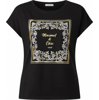 Dámské tričko GAUDI Minimal Black tričko L Černá