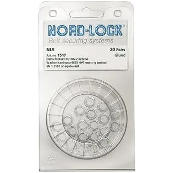podložka NORD-LOCK klínové pojistné podložky NL 5 se zinkovou vrstvou, blistr SB-20