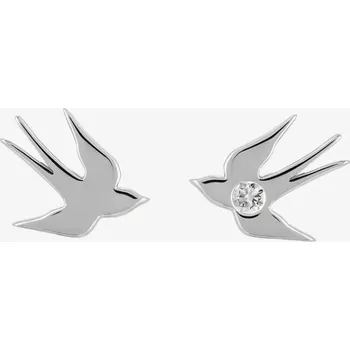 Šperk Stříbrné náušnice Avignon, vlaštovka s kubickou zirkonií Preciosa 5374 00