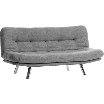 Sedací souprava Dvoumístná rozkládací pohovka BINA světle šedá