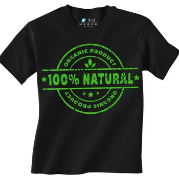 Chlapecké tričko Dětské tričko 100% Přírodní produkt (Velikost: 12-13, Barva: Černá)