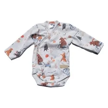 BABY 01556 Body niemowlęce dł rękaw Miśki 68/74