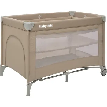 Dětská postýlka Dětská cestovní postýlka se závěsným lůžkem Lift Baby Mix béžová Barva: Šedá