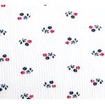 Dámské kalhotky Andrie PS1710 - Vzor květy Barva: Bílá Kvítek, Velikost: 5XL