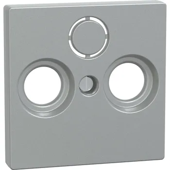 vypínač a zásuvka 297560 Centr. deska anténní zás., aluminium, Schneider Electric