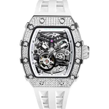 Hodinky Tsar Bomba TB8208D-05 Mens Watch Elementar Zirconia Automatic 44mm 5ATM