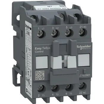 modulární přístroj a rozvaděč LC1E0901M7 Easy TeSys Control 3P 9A 1NC, Schneider Electric