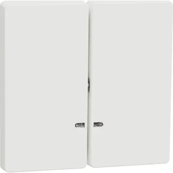 vypínač MTN3420-6037 Dvojitá klapka s průzorem, nordic white, Schneider Electric