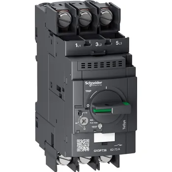 Jistič GV3P736 Motorový jistič termo-magnetický 62-73A, Schneider Electric