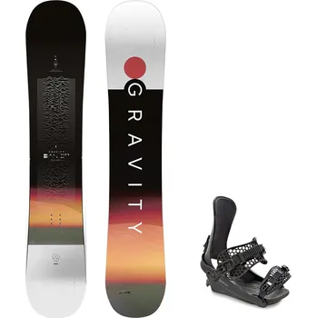 Snowboard Gravity snowboards Snowboard komplet Gravity Bandit 25/26 + vázání King Velikost: 159W cm, Velikost vázání: XL