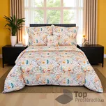 Francouzské 5D bavlněné povlečení 240x220+2x70x90 Polní kvítí