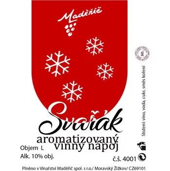 Víno Vinařství Maděřič Maděřičův svařák 10 l