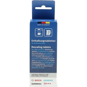 Příslušenství pro přípravu kávy 06443923 Odvápňovací tablety do kávovaru BOSCH