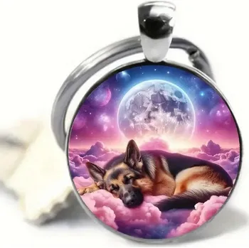 Přívěsek na klíče s německým ovčákem