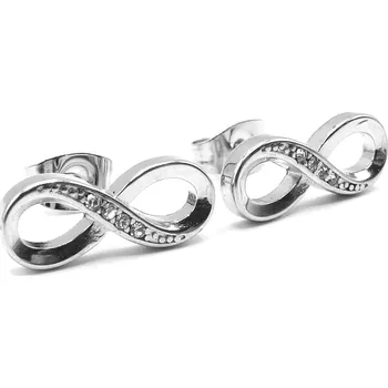 Náušnice Steel Jewelry Náušnice NEKONEČNO z Chirurgické oceli NS250168 dárkové balení zdarma