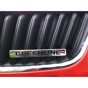 Znak automobilu Škoda Fabia II-Přední nápis GreenLine 5J0853679B