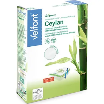 Prostěradlo Bambusové nepropustné prostěradlo Ceylan 100 x 200 cm