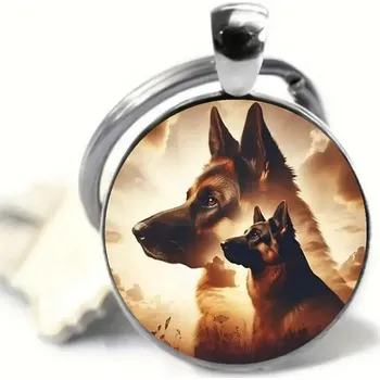 Přívěsek na klíče s německým ovčákem