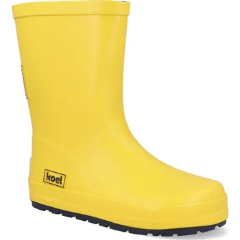 Chlapecké holínky Barefoot dětské holínky Koel - Solid V2 Yellow žluté Velikost: 28
