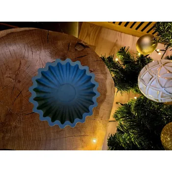 VOJA HOME Vánoční miska Festiva z modifikované pryskyřice Barva: Zelená (smaragdová)