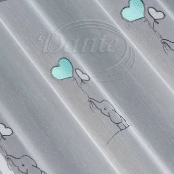 Dekorativní polštářek Dante SLONÍCI tyrkys,160