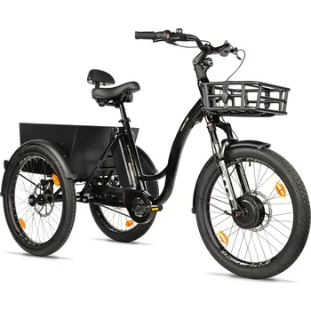 Elektrokolo Elektrokolo Leader Fox tříkolka CURTIS, model 2025 17,4 Ah / 626 Wh černá