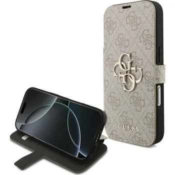 Náhradní díl pro mobilní telefon Kryt Guess Book Case iPhone 17 Pro Gubkp17L4Gmgpi (Pu 4G Metal Logo) Pink