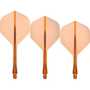 Příslušenství pro luk a kuši Letky Mission Force 90 VORTEX No2 Clear NEON Orange Midi