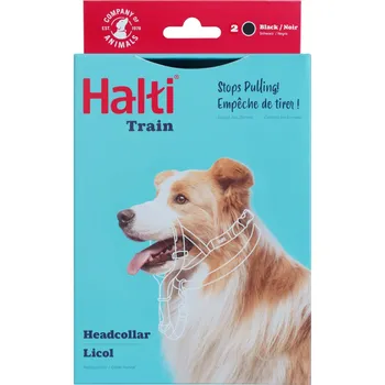 Halti ohlávka černá - velikost 2: bígl, border kolie, pudl
