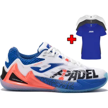Pánská tenisová obuv Pánská padelová obuv JOMA OPEN 2572 WHITE A1 PADEL + bonus TRI - UK 11