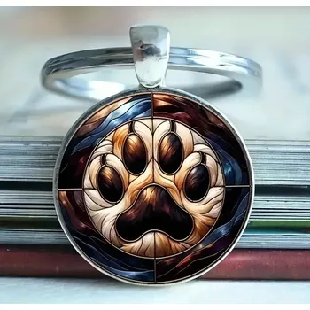 Přívěsek na klíče s tlapičkou