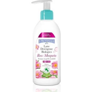 Pleťový krém BIO čistící mléko růže 200ml I Provenzali