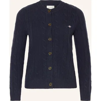 Dámský svetr Gant Dámský Pletený Kardigan, tmavě modrá, 40