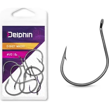 Rybářský háček Delphin háčky B! D-Shot Wacky 8 ks Velikost: 1