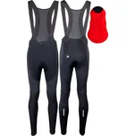 FORCE Kalhoty Force Shield se šráky a vložkou, černé velikost M