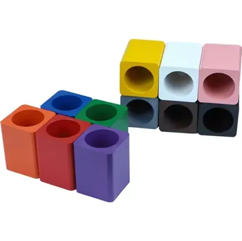 Pastelka Moyo Montessori Sada 11 barevných nádobek na pastelky