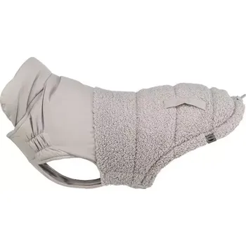 Obleček pro psa TRIXIE Zimní vesta AJOU s kožíškem, šedá