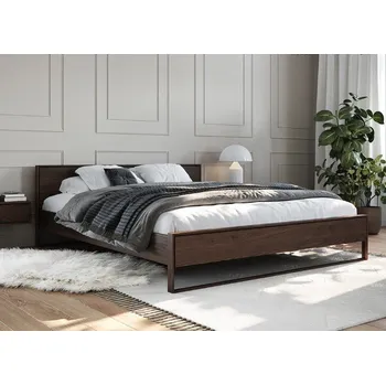 Postel Stará Krása - Own Imports Postel z tmavého dubu 140x200