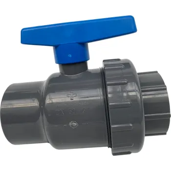 Ventil PVC kulový 2-cestný ventil s jednou maticí 63mm -PRAHER