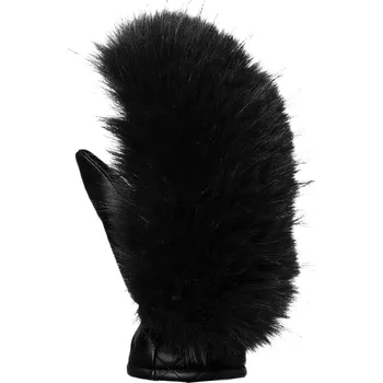 Dámské lyžařské rukavice Goldbergh Hill Faux Fur Black