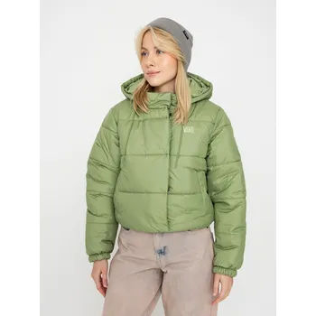 Vans Hillgate Cropped Puffer (neutral olive) XS, zelená
