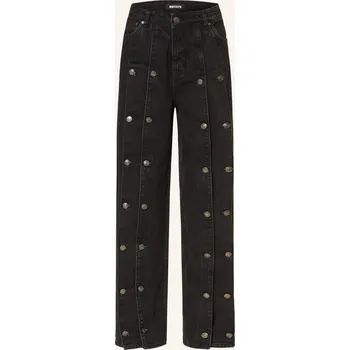 Dámské džíny Rotate Dámské Wide Leg Džíny, d04 black denim, 36